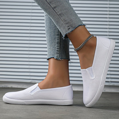 Witte lichtgewicht loafers - Sophia