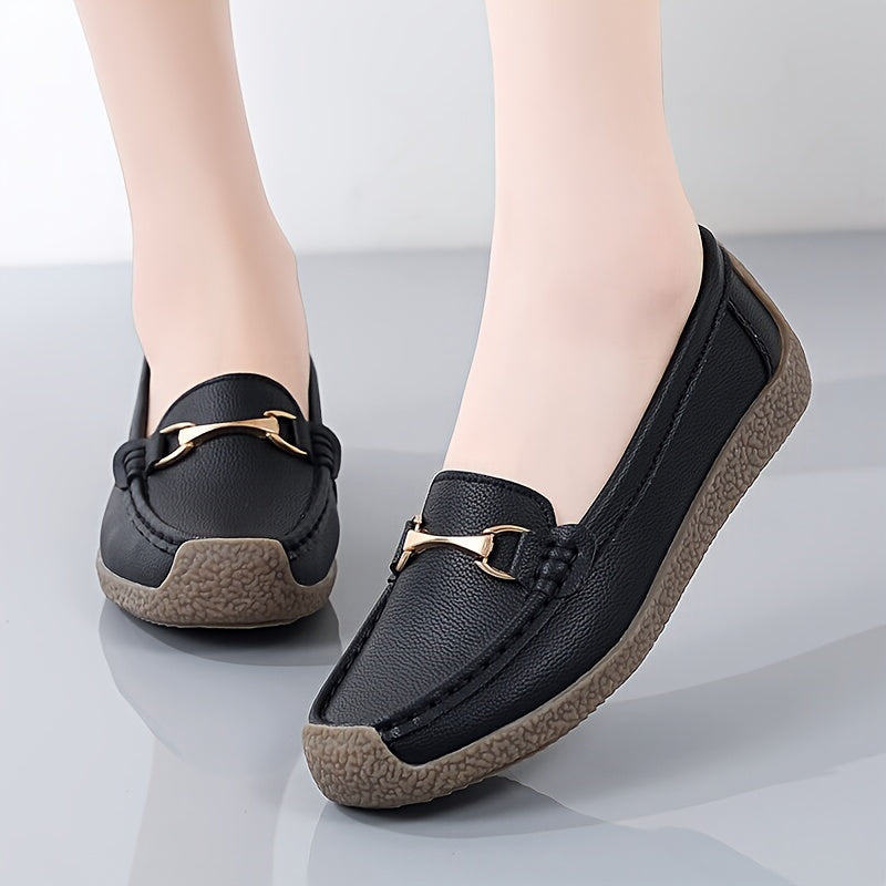 Grijze comfort loafers - Emilia