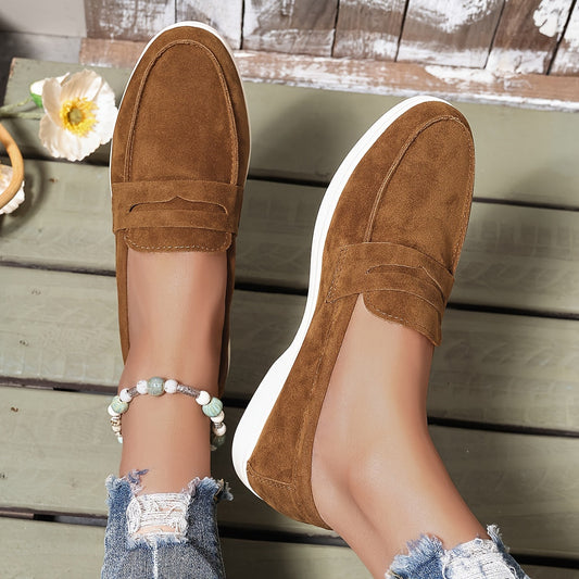 Beige comfort loafers - Elegant Lena