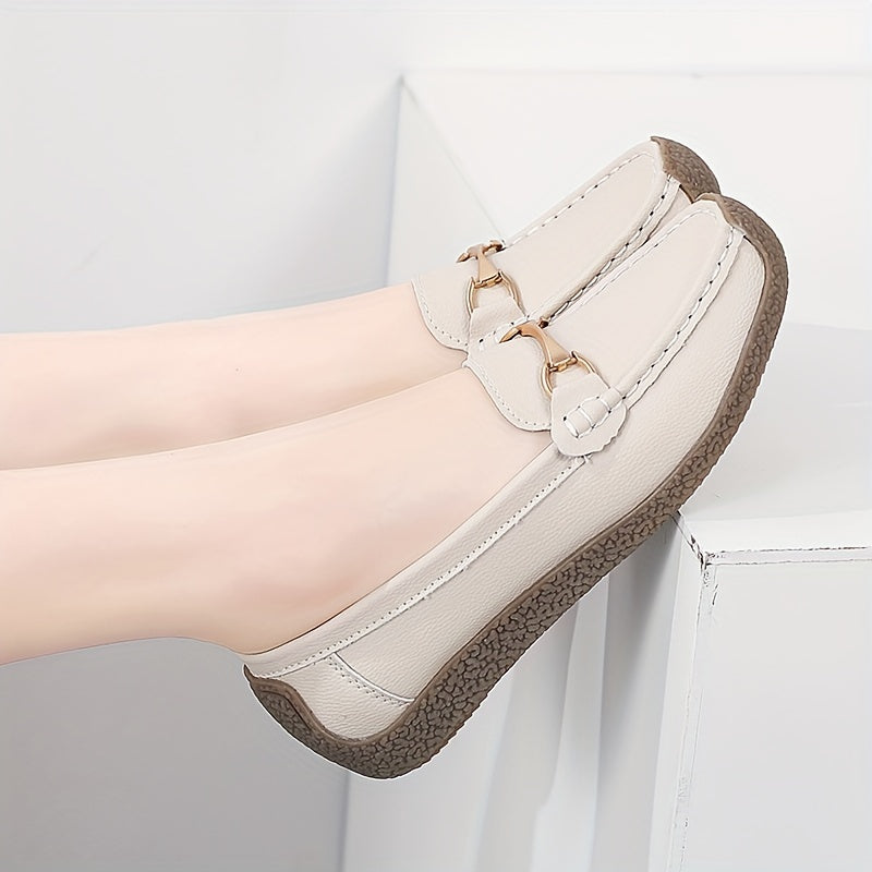 Grijze comfort loafers - Emilia