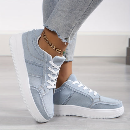 Blauwe casual sneakers - Clara