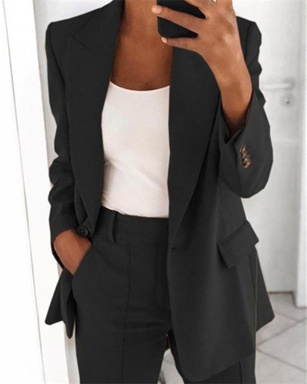 Grijze Office Blazer - Anouk