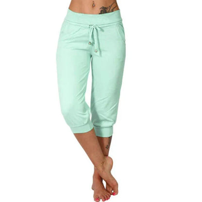 Maya - Beige capri loungebroek