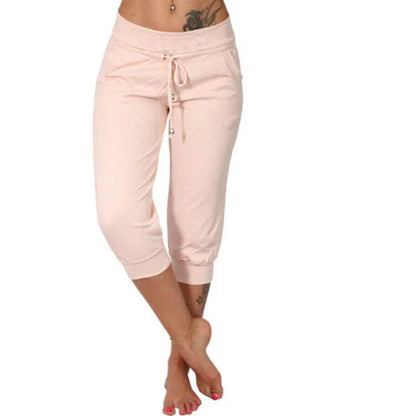 Maya - Beige capri loungebroek