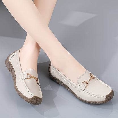 Grijze comfort loafers - Emilia