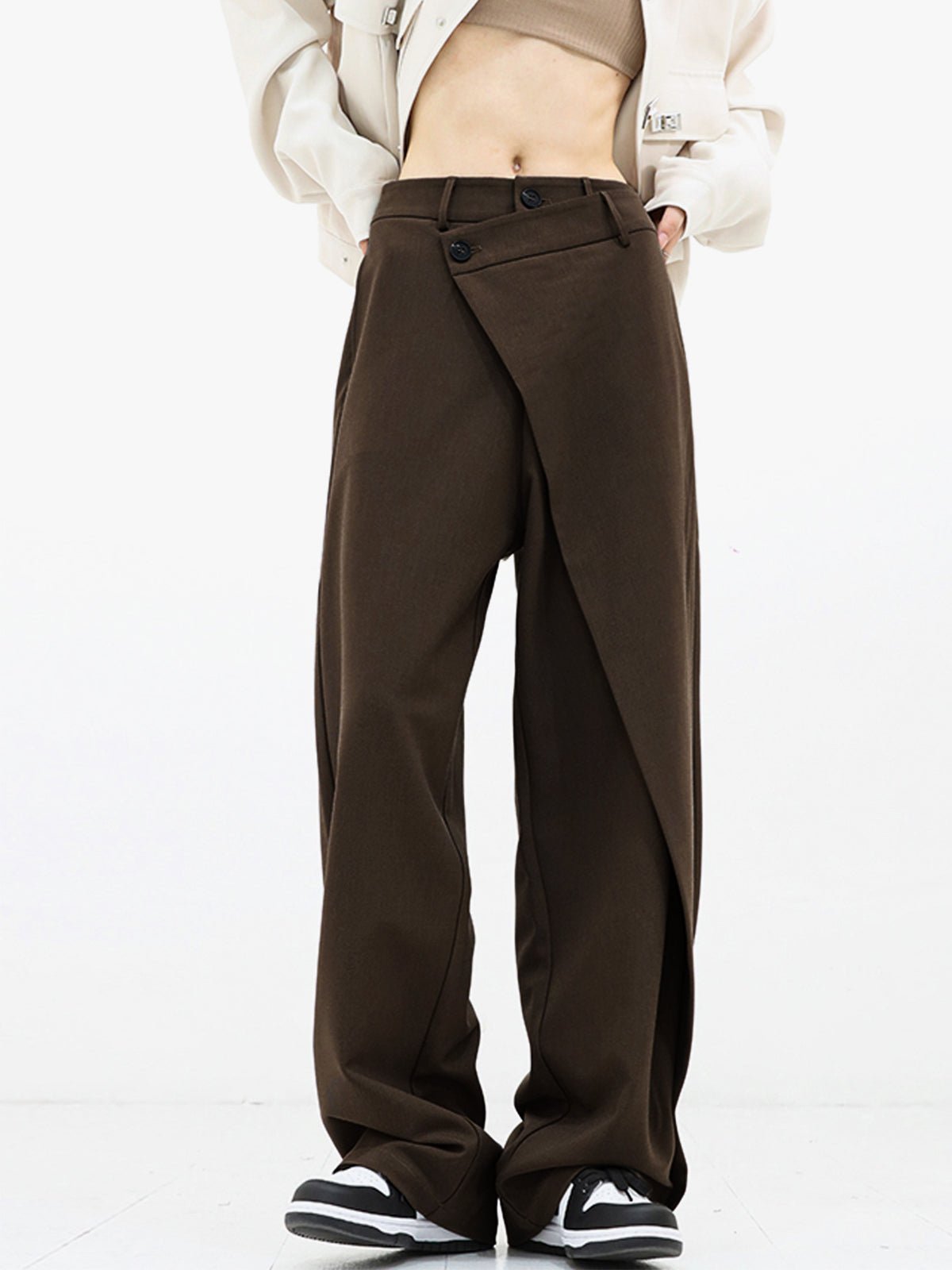 Anna - Asymmetrische Baggy Broek