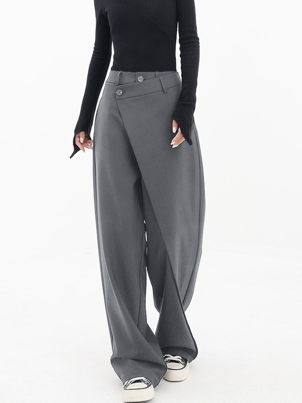 Anna - Asymmetrische Baggy Broek