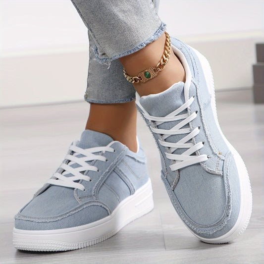 Blauwe casual sneakers - Clara