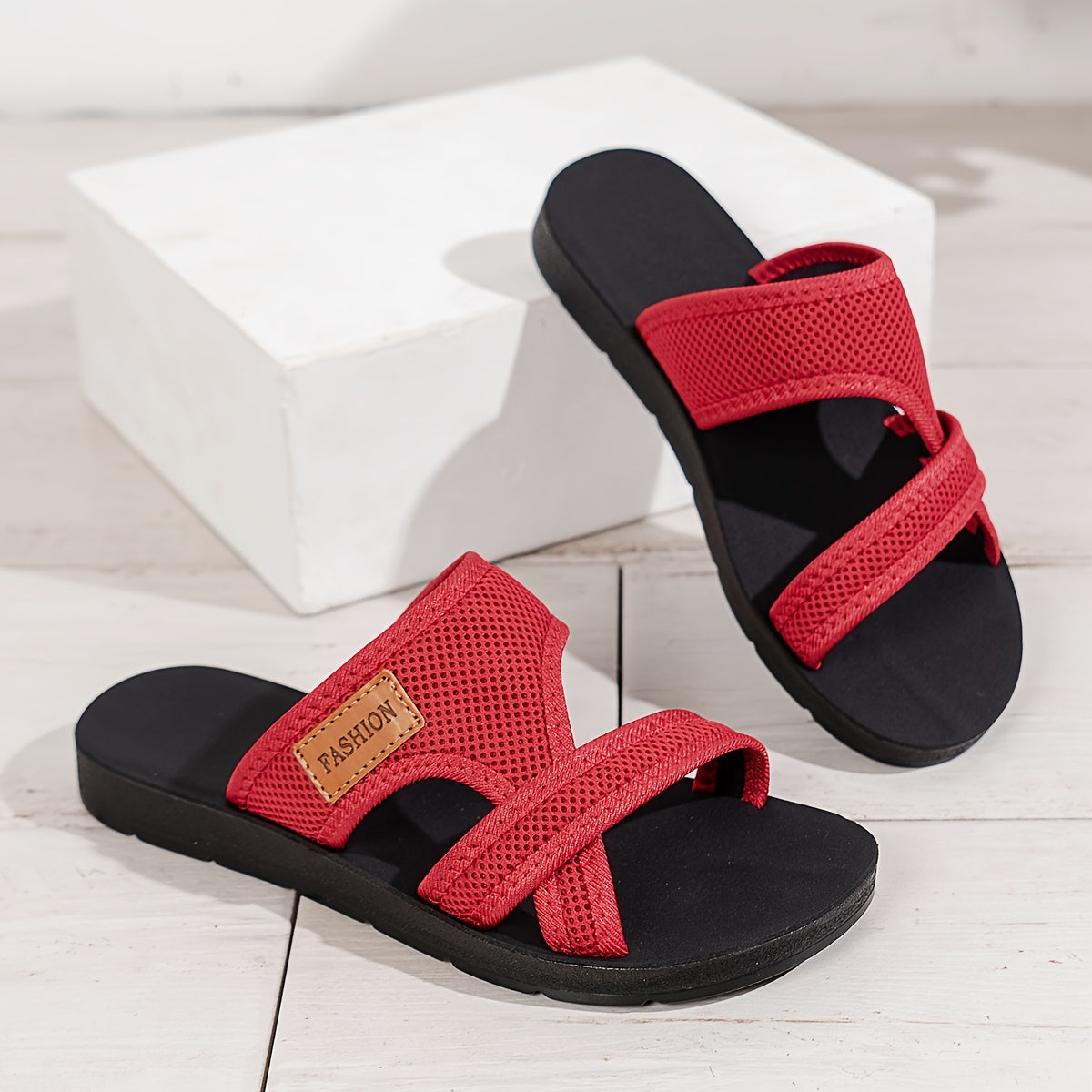 Zwarte comfortabele sandalen - Zomerstijl