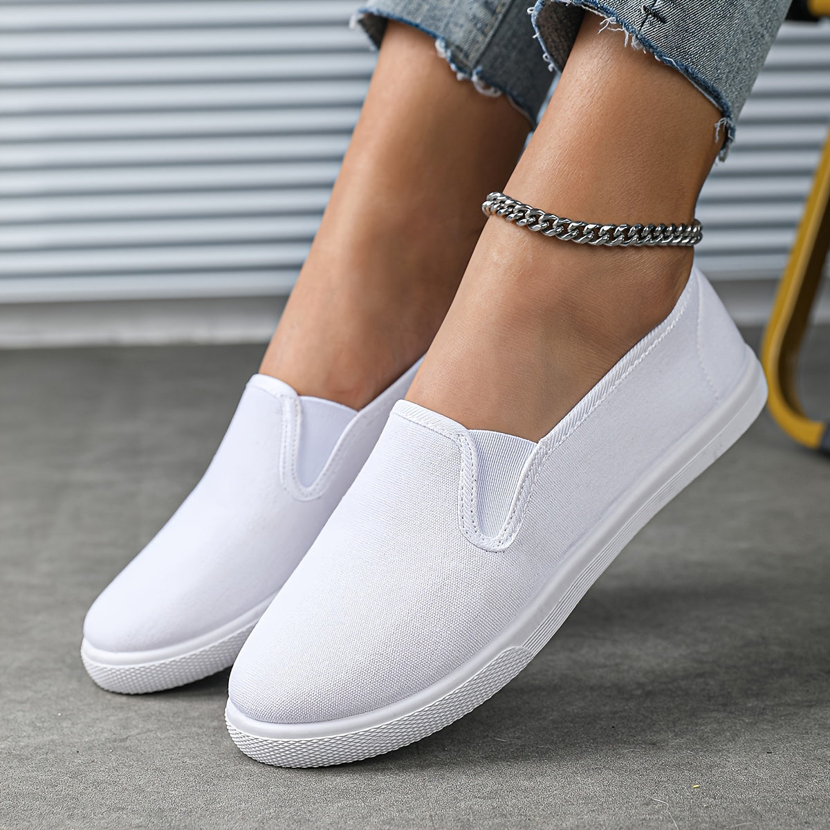 Witte lichtgewicht loafers - Sophia