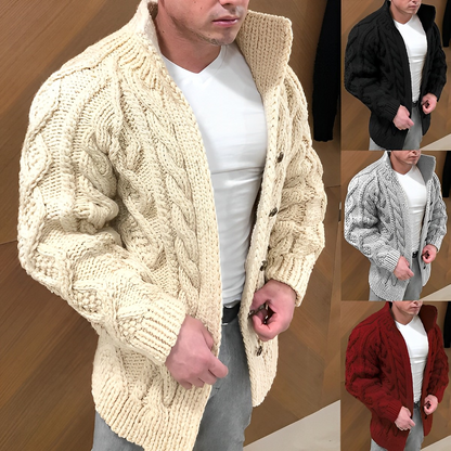 Urban Comfort Chunky Knit Heren Cardigan